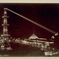 Electric Tower at Night, with Search Light on Prayer Book Cross in Golden Gate Park, C.M.I.E., 1894