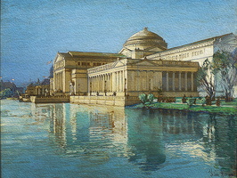 Palace-of-Fine-Arts-Painting-By-Childe-Hassam-Feature