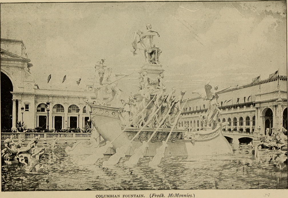 1893 Print Chicago World's Fair Old Vienna Plaisance - ORIGINAL HISTOR –  Period Paper Historic Art LLC