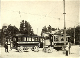 Compagnie de Traction par Trolley Automoteur Paris 1900