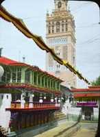 Paris Exposition Giralda Tower of Seville%2C Paris%2C France%2C 1900