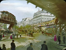 Paris Exposition rolling platform%2C Paris%2C France%2C 1900