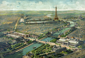 Vue panoramique de l%27exposition universelle de 1900