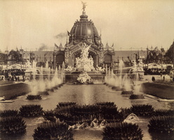 Fountain Coutan and the Central Dome%2C Paris Exposition%2C 1889