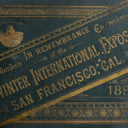 1894 Book - In remembrance of the Midwinter International Exposition, San Francisco, Cal