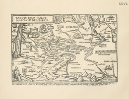 Karta Rossii Gerbersteina iz latinskago izdaniia Zapisok o Moskovii Antverpiae, 1557g. Tekst str.8.
