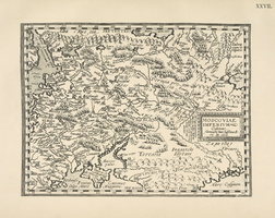 Karta Rossii I. Magina iz atlasa M.Kvada Geographisch Handbuch 1600g. Tekst str.12.