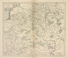 Litva G. Merkatora 1595g. Str.1.