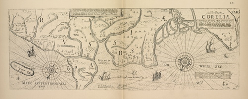 Karta beregov Belago moria I Ledovitago okeana L. Vagenara. Str. 13
