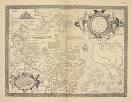 Karta Sibiri (Tartarii), izdannaia Orteliusom. Str. 22