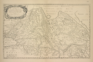 Karta Sibiri (Tartarii) Sansona 1654g. Str.22