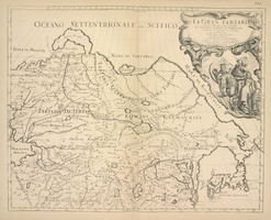 Karta Sibiri (Tartarii) Dzhiakomo Kantelli 1683g. Str. 22