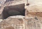 Petra Jordan rectangular cave 2