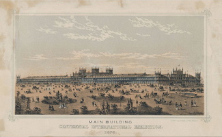 1876 Main Building of Phila Expo