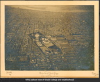 1893 Balloon View of Stephen Girard College Phila PA